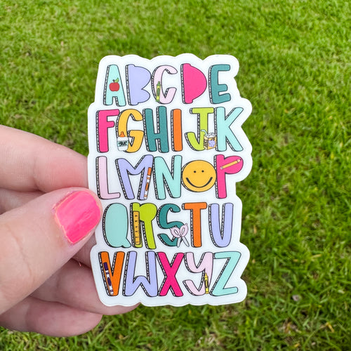 Teacher ABC's Sticker