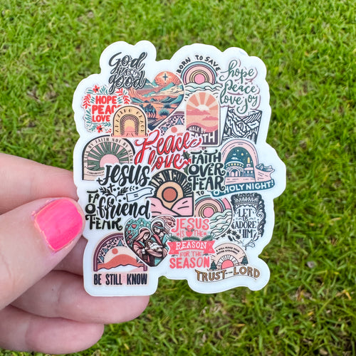 Christian Collage Sticker