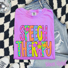 COMFORT COLORS - Short Sleeve - Speech Therapy - Preppy Bright