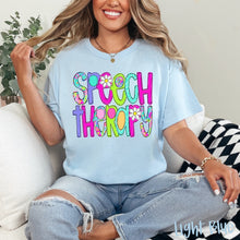 GILDAN - Speech Therapy  - Neon Floral