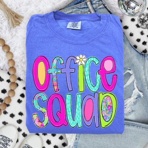 COMFORT COLORS - Office Squad - Neon Floral