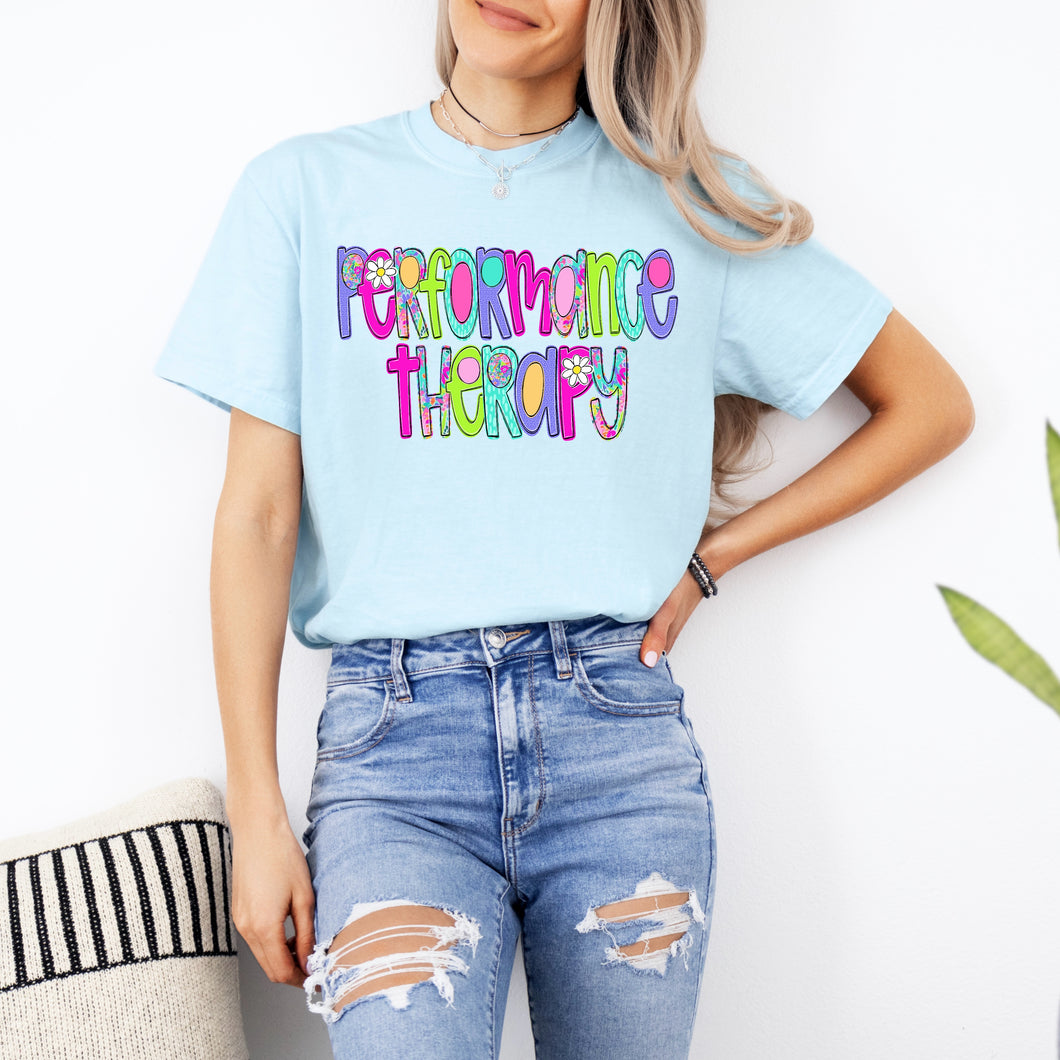 COMFORT COLORS - Performance Therapy - Neon Floral