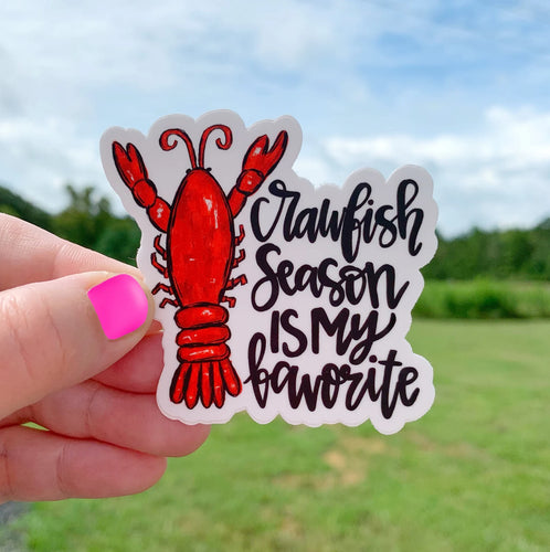 Crawfish Season Is My Favorite Sticker