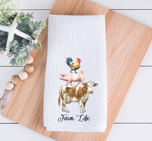 Farm Life Kitchen Towel