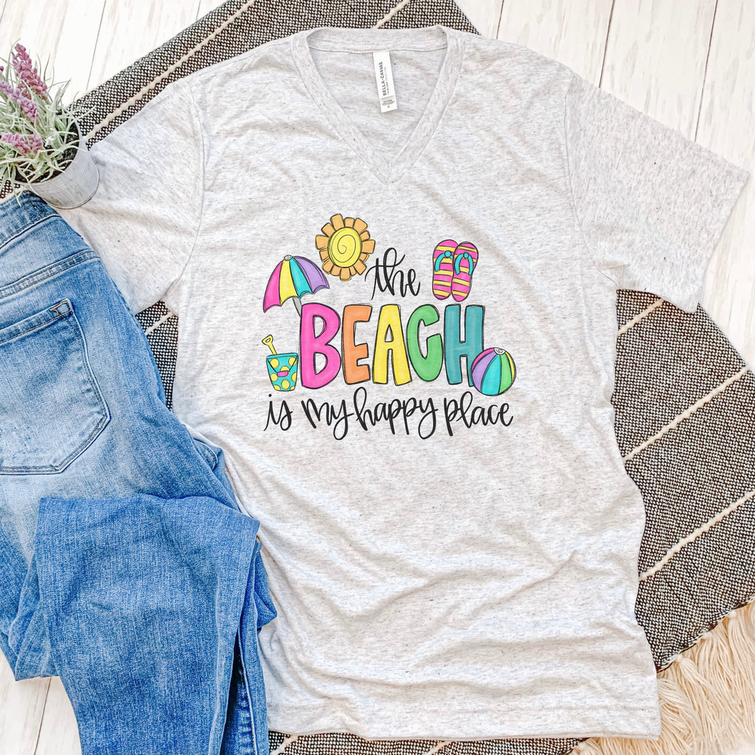 The Beach Is My Happy Place Tee