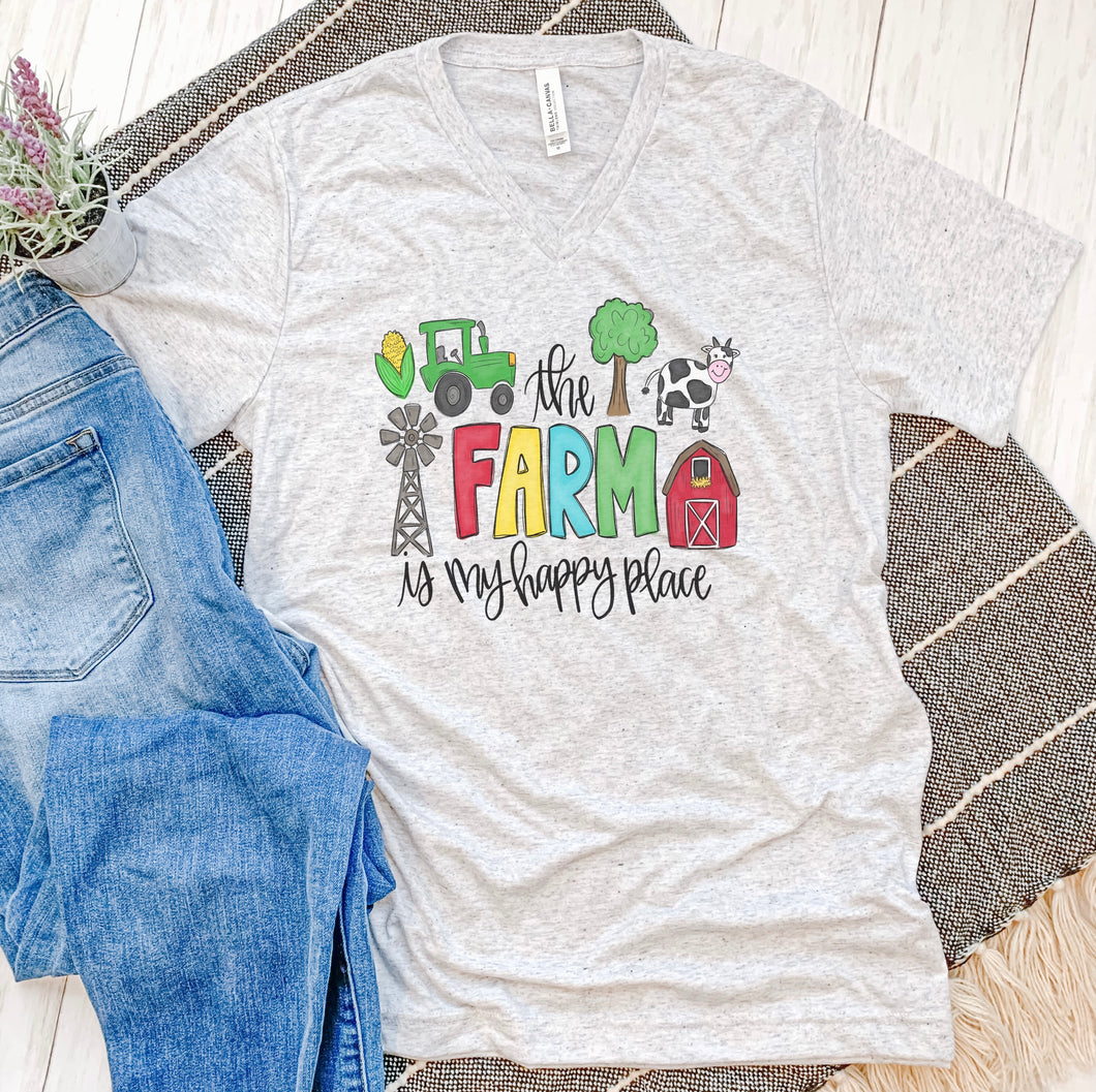 The Farm Is My Happy Place Tee