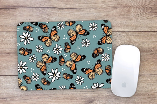Butterfly Daisy Mouse Pad