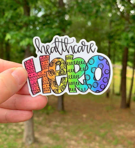 Healthcare Hero Sticker