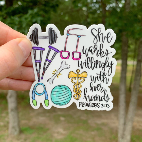 Physical Therapist Sticker