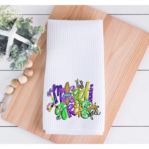 It’s Mardi Gras Y’all Kitchen Towel