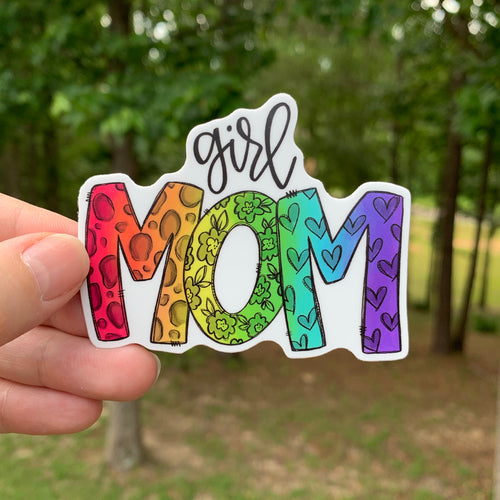 Girl Mom Sticker