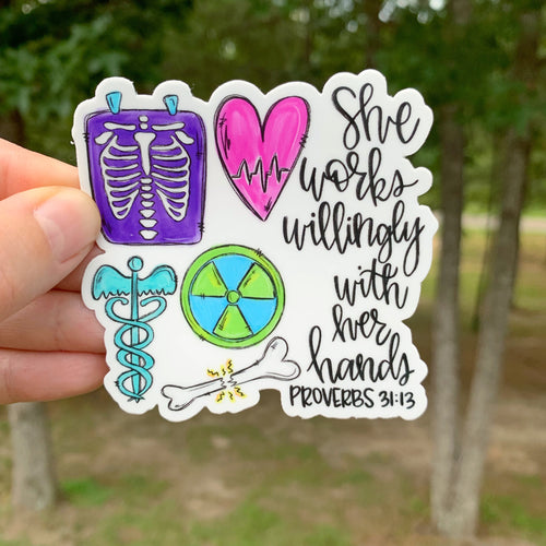 X-Ray Tech Sticker