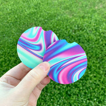 Holographic Car Coasters
