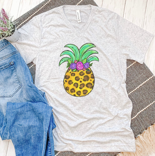 Leopard Pineapple Tee