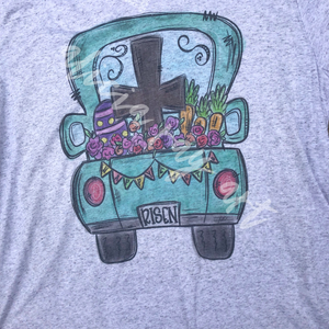 Easter Truck With Cross Tee