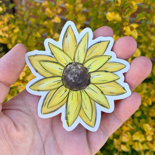 Sunflower Sticker