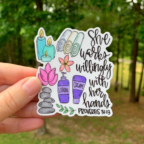 Spa/Masseuse Sticker