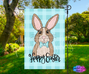 Happy Easter Rabbit Garden Flag