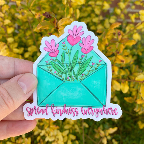 Spread Kindness Everywhere Sticker