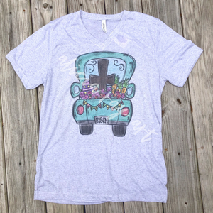 Easter Truck With Cross Tee