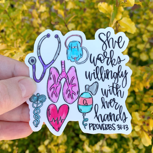 Respiratory Therapist Sticker