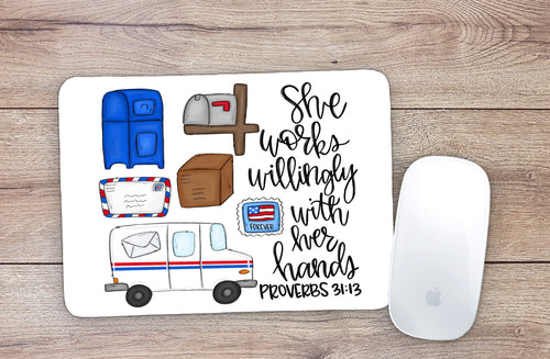 Post Office Worker Mouse Pad