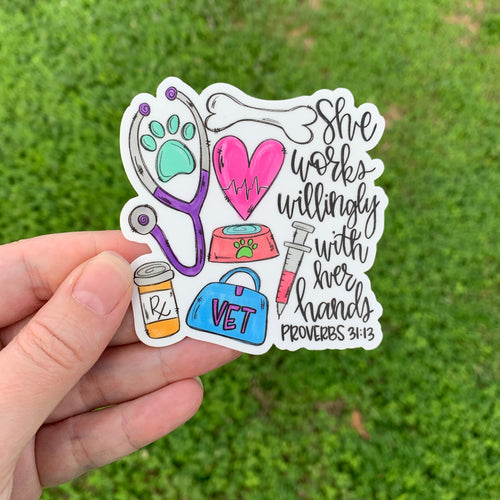 Veterinarian Sticker