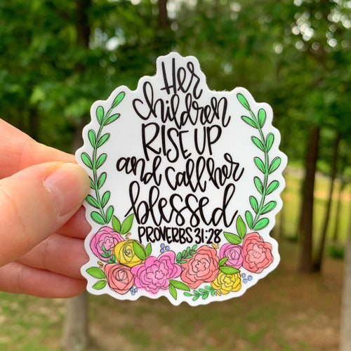 Her Children Rise Up Sticker