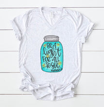 Be A Light For All To See Mason Jar Tee