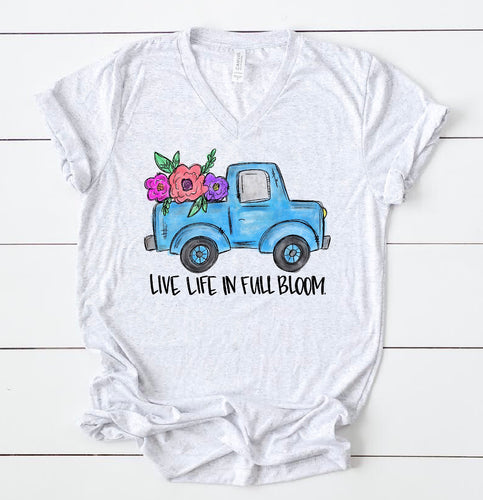 Live Life In Full Bloom Tee